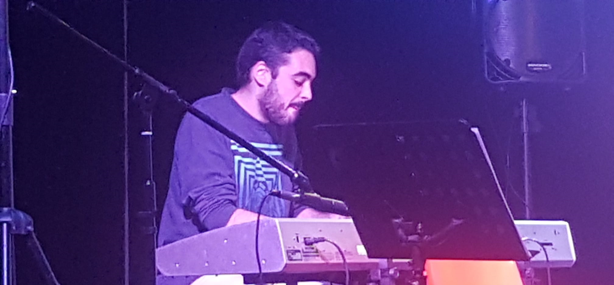 Me playing the keyboards